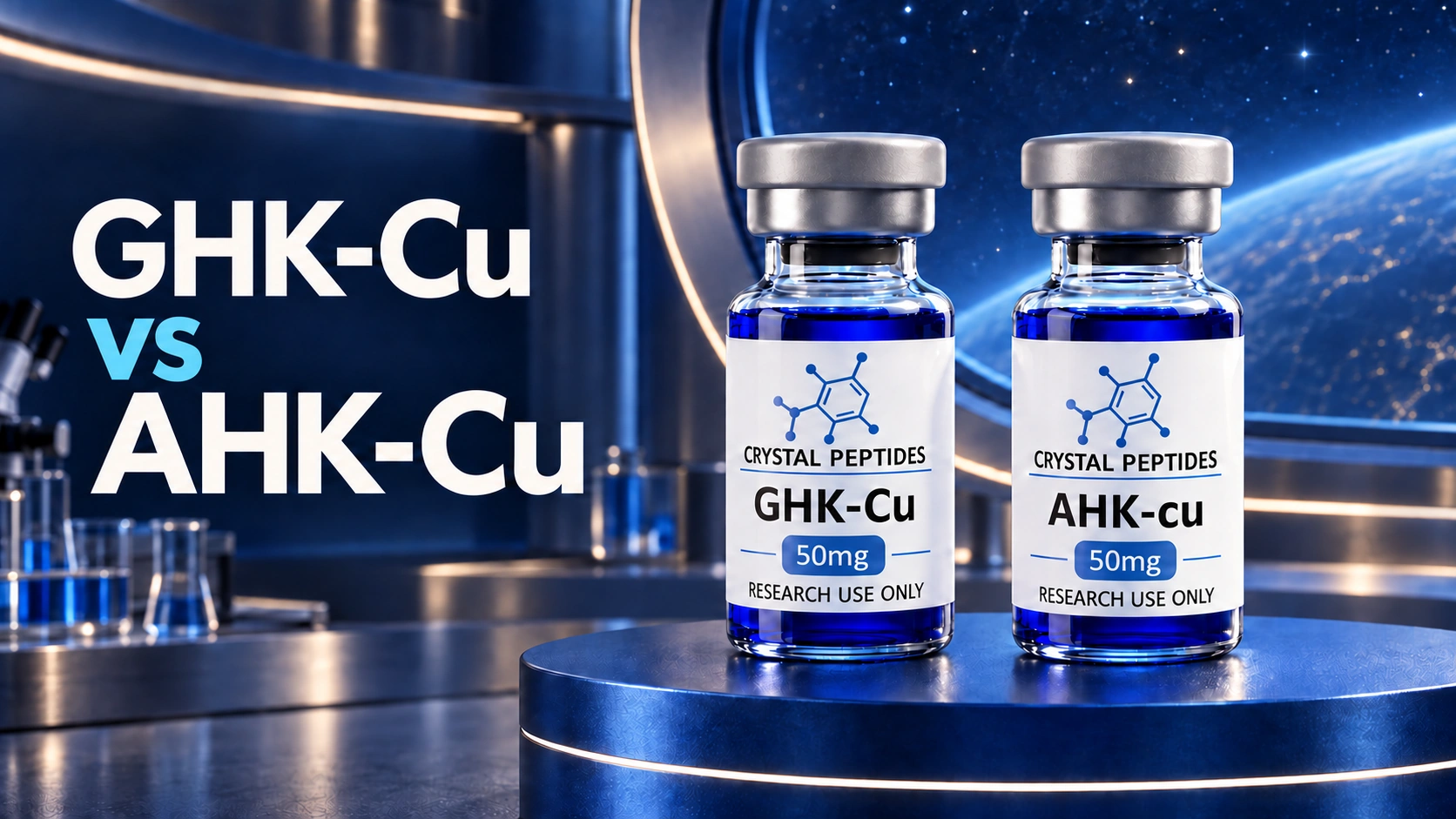 GHK-Cu und AHK-Cu: Was ändert sich, wenn sich eine Aminosäure ändert?