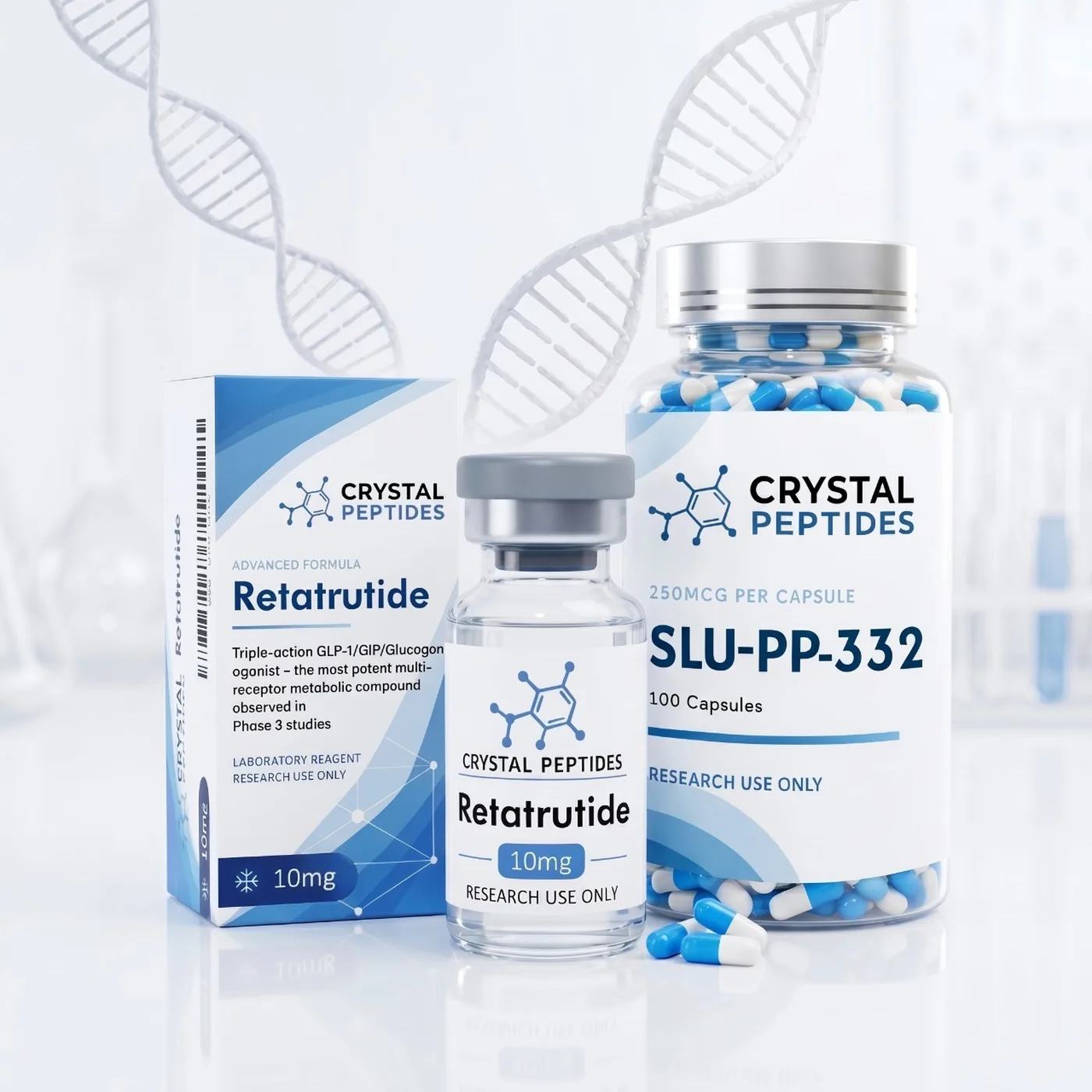 Forschungsprodukte von Crystal Peptides